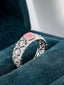 14K GOLD 0.46 CTW NATURAL PINK DIAMOND & DIAMOND RING