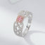 14K GOLD 0.37 CTW NATURAL PINK DIAMOND & DIAMOND RING