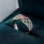 14K GOLD 0.37 CTW NATURAL PINK DIAMOND & DIAMOND RING