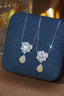 14K GOLD 0.75 CTW NATURAL YELLOW DIAMOND & DIAMOND NECKLACE