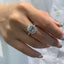 14K GOLD 0.71 CTW NATURAL H DIAMOND RING