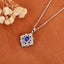 14K GOLD 0.63 CTW NATURAL SAPPHIRE & DIAMOND NECKLACE