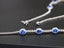 14K GOLD 2.43 CTW NATURAL SAPPHIRE & DIAMOND BRACELET