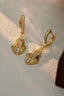 14K GOLD 0.74 CT NATURAL H DIAMOND EARRINGS