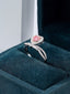 14K GOLD 0.52 CTW NATURAL PINK DIAMOND & DIAMOND RING