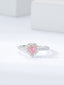 14K GOLD 0.46 CTW NATURAL PINK DIAMOND & DIAMOND RING