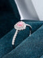 14K GOLD 0.46 CTW NATURAL PINK DIAMOND & DIAMOND RING