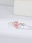 14K GOLD 0.44 CTW NATURAL PINK DIAMOND & DIAMOND RING