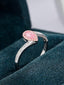 14K GOLD 0.44 CTW NATURAL PINK DIAMOND & DIAMOND RING