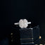 14K GOLD 0.51 CT NATURAL F DIAMOND RING