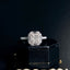 14K GOLD 0.51 CT NATURAL F DIAMOND RING