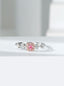 14K GOLD 0.30 CTW NATURAL PINK DIAMOND & DIAMOND RING