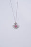 14K GOLD 0.30 CT NATURAL PINK DIAMOND & DIAMOND NECKLACE