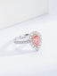 14K GOLD 1.03 CTW NATURAL PINK DIAMOND & DIAMOND RING