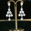 14K GOLD 1.8 CT NATURAL H DIAMOND EARRINGS