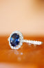 14K GOLD 1.48 CTW NATURAL SAPPHIRE & DIAMOND RING