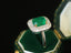 14K GOLD 2.65 CTW VIVID GREEN NATURAL EMERALD & DIAMOND RING