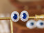 14K GOLD 2.70 CTW VIVID BLUE NATURAL SAPPHIRE & DIAMOND EARRINGS