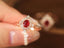 14K GOLD 0.74 CTW NATURAL RUBY & DIAMOND RING