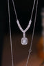 14K GOLD 0.70 CT NATURAL H DIAMOND NECKLACE