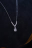 14K GOLD 0.70 CT NATURAL H DIAMOND NECKLACE