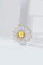 14K GOLD 2.12 CTW NATURAL YELLOW DIAMOND & DIAMOND RING/PENDANT