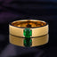 14K GOLD 0.3 CT NATURAL EMERALD RING