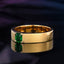 14K GOLD 0.3 CT NATURAL EMERALD RING