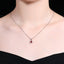 14K GOLD 0.63 CTW NATURAL RUBY & DIAMOND PENDANT