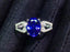 14K GOLD 1.9 CT NATURAL TANZANITE & DIAMOND RING