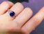 14K GOLD 1.9 CT NATURAL TANZANITE & DIAMOND RING