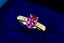 14K GOLD 1.65 CTW NATURAL SAPPHIRE & DIAMOND RING