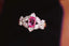 14K GOLD 1.22 CTW NATURAL PADPARADSCHA SAPPHIRE & DIAMOND RING