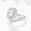 14K GOLD 1.86 CTW NATURAL AQUAMARINE & DIAMOND RING