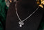 14K GOLD 1.1 CT NATURAL H DIAMOND NECKLACE