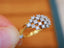 14K GOLD 0.58 CT NATURAL H DIAMOND RING