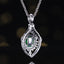 14K GOLD 0.7 CTW VIVID GREEN NATURAL EMERALD & DIAMOND PENDANT