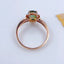 14K GOLD 1.64 CTW NATURAL TOURMALINE & DIAMOND RING