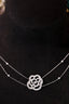 14K GOLD 0.8 CT NATURAL H DIAMOND NECKLACE