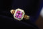 14K GOLD 0.86 CTW NATURAL SAPPHIRE & DIAMOND RING