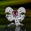 14K GOLD 1.40 CTW NATURAL RUBY & DIAMOND RING/PENDANT