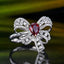 14K GOLD 1.40 CTW NATURAL RUBY & DIAMOND RING/PENDANT