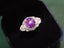 14K GOLD 2.91 CTW NATURAL STAR SAPPHIRE & DIAMOND RING