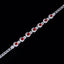 14K GOLD 2.37 CTW NATURAL RUBY & DIAMOND BRACELET