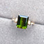 14K GOLD 3.9 CT NATURAL TOURMALINE & DIAMOND RING