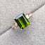 14K GOLD 3.9 CT NATURAL TOURMALINE & DIAMOND RING