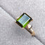 14K GOLD 3.9 CT NATURAL TOURMALINE & DIAMOND RING