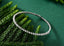 14K GOLD 0.98 CT NATURAL H DIAMOND BANGLE