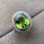 14K GOLD 6.5 CT NATURAL TOURMALINE & DIAMOND RING