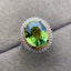 14K GOLD 6.5 CT NATURAL TOURMALINE & DIAMOND RING